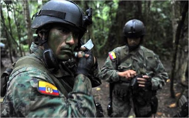 Ejército localiza campamento de disidentes de las Farc