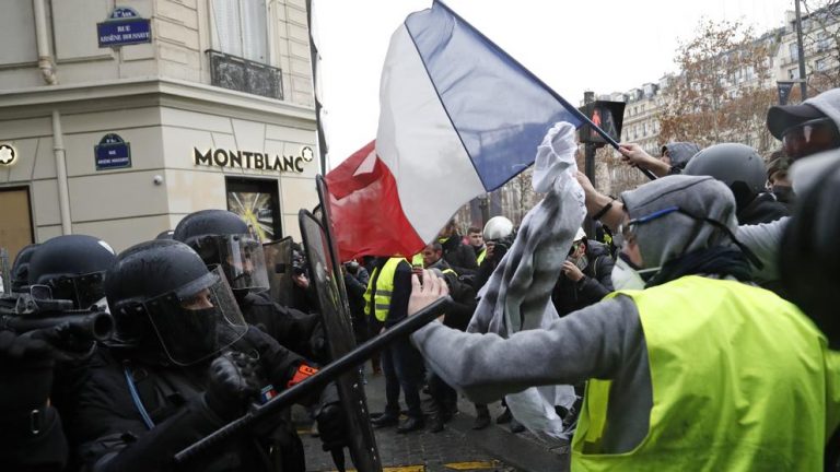 Protestas en Francia contra las políticas de Macron