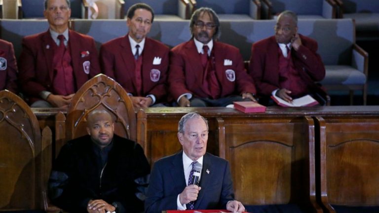 Bloomberg apuesta al voto de la comunidad afroamericana