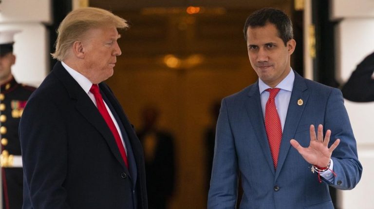 Trump se reúne con Juan Guaidó en la Casa Blanca