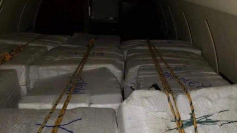 México intercepta avión con 1,5 toneladas de cocaína