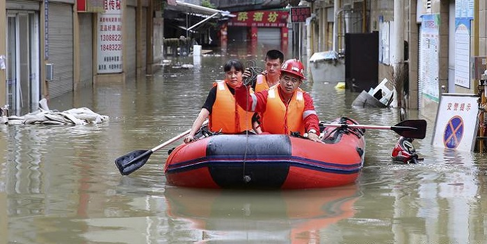 China emite alerta máxima por lluvias en Cantón
