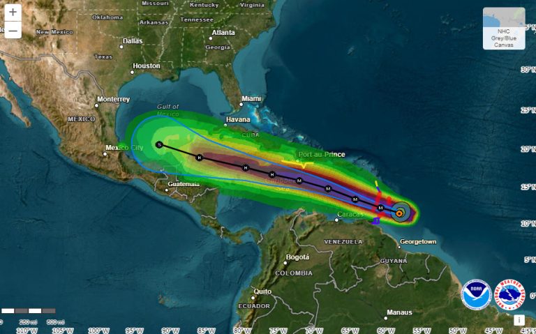 El Caribe se prepara para el poderoso huracán Beryl