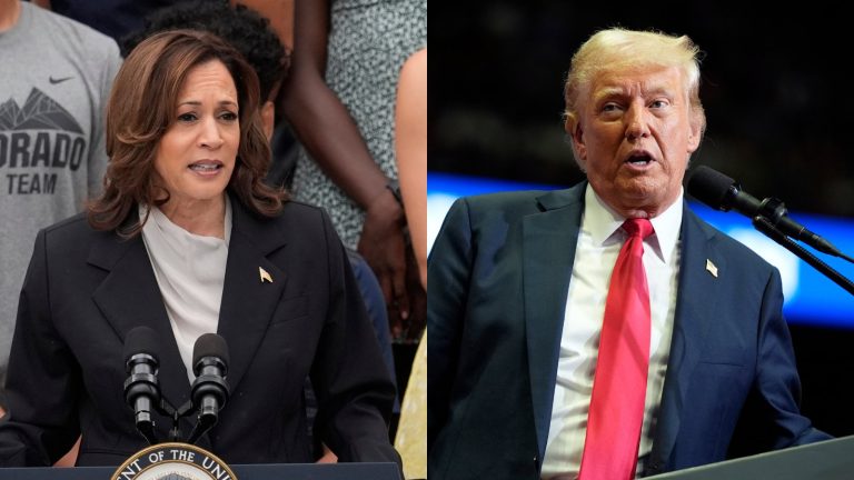 Trump y Harris en arranque de campaña presidencial