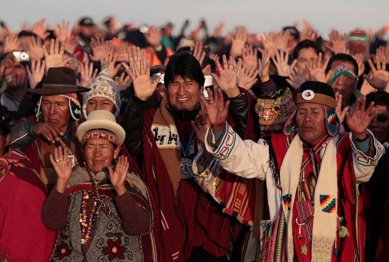 Evo Morales y seguidores marchan contra Luis Arce