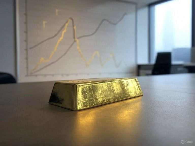 El oro alcanza otro récord por tensiones en Gaza y avance de los aranceles