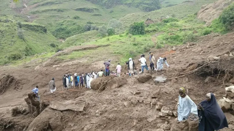 Más de 1.000 muertos por un deslizamiento de tierra que arrasó una aldea en Sudán