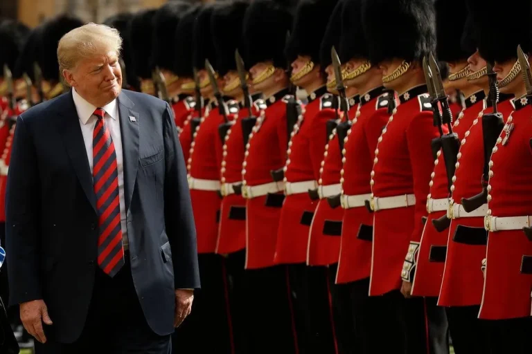 Alfombra roja para Trump: el rey Carlos encabeza la mayor ceremonia militar en décadas