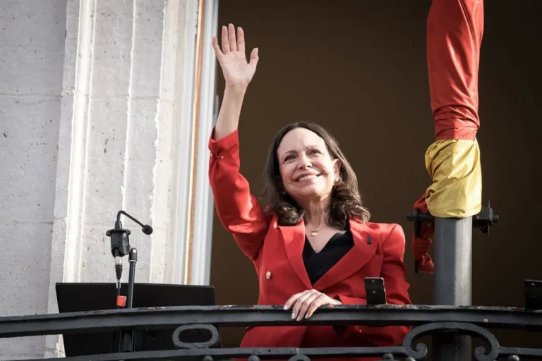 María Corina Machado reclama elecciones y una transición democrática en Venezuela